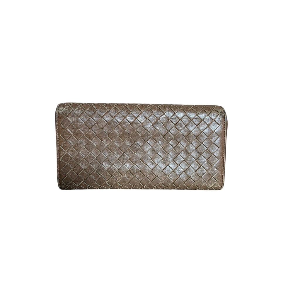 Bottega Veneta Intrecciato Woven Leather Long Wallet EUC - Picture 2 of 13